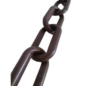 Corrente plastica chuva isolamento 12 mt tamanho eg marrom