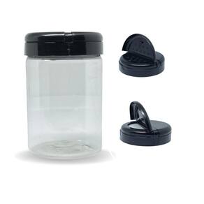 Potes 250Ml Porta Condimento Tempero Molhos Tampa 05Unidades