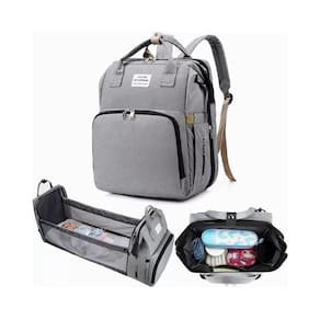 Mochila, bolsa de fraldas, trocador de berço, portátil, 3 em 1