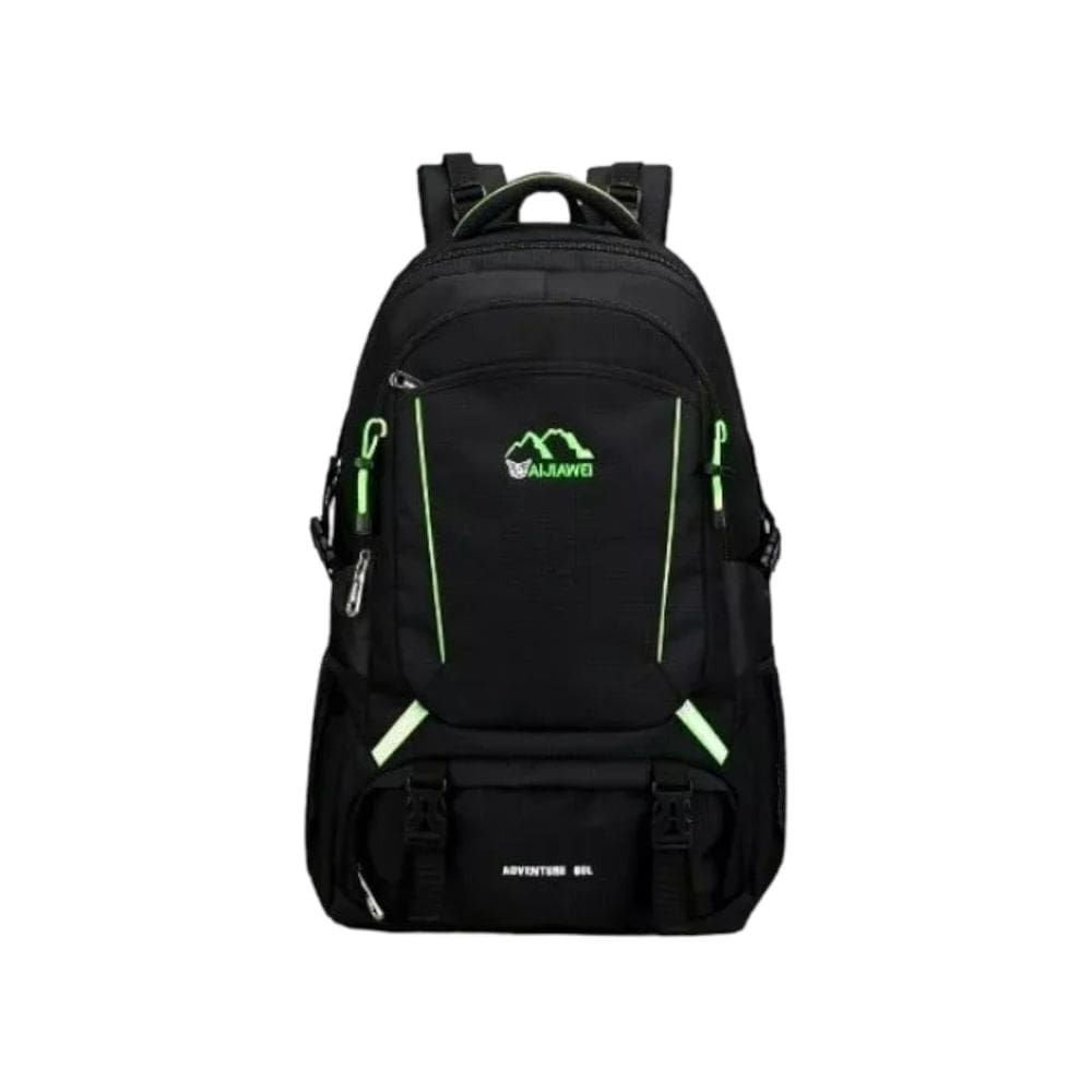 Mochila esportiva impermeável 60L com compartimento para laptop