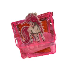 Mochila Kawaii Unicorn and Dragon de plástico transparente