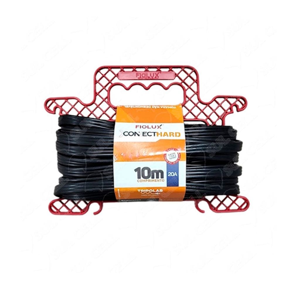Extensão 10m 20a Tripolar Reforçada Connect Hard