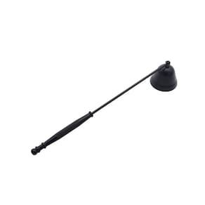 Extintor de vela em aço inoxidável em forma de sino preto