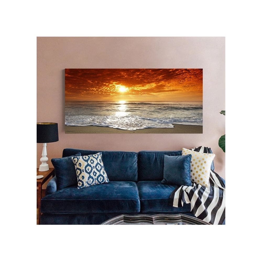 Pintura decorativa Sunset 100x50cm para interior e exterior