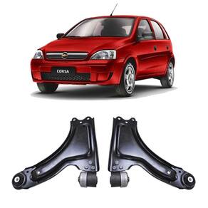 Kit 2 bandeja balança dianteira gm corsa hatch 2010-2012