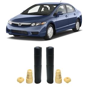 Kit bucha batente haste traseira new civic 2007 2008 2009 10
