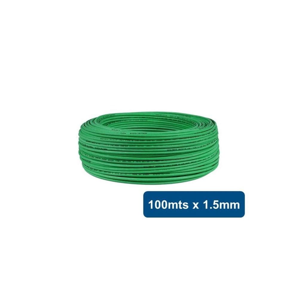 Cabo Eva H07Z1-K 100m 1,5 mm Verde