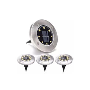 Luz solar externa Solar Garden Stake x4 com painel embutido