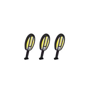 Kit de holofotes LED solares externos 3 95COB com sensor de movimento