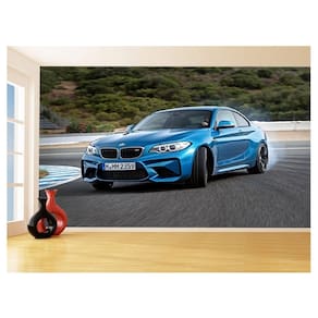 Papel De Parede 3D Carro Bmw M3 M2 Serie Sport 3,5M Car35