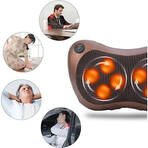 Almofada Massageadora Para Coluna Infravermelho 8 Giros C/ Infravermelho
