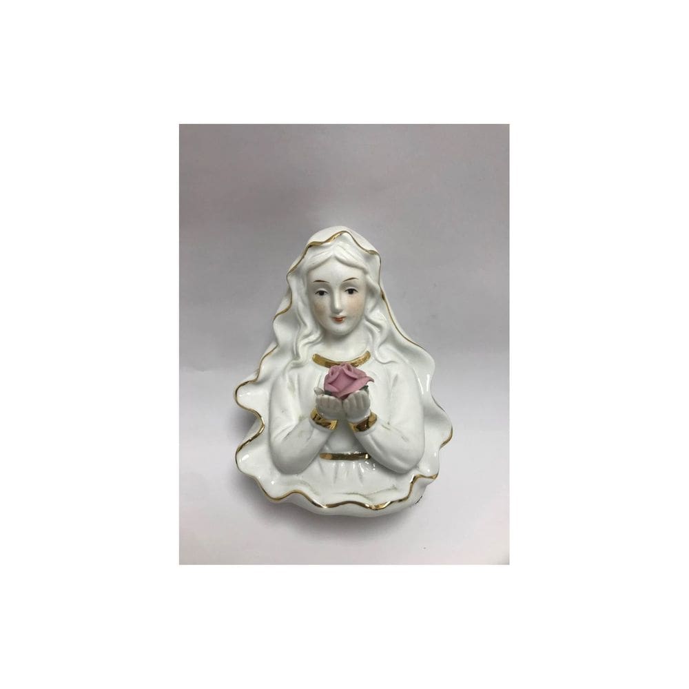 Estatueta de porcelana da Virgem Maria