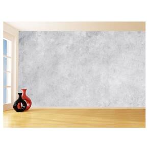Papel De Parede 3D Concreto Queimado Liso Cinza 3,5M Kkt21
