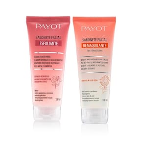 Kit limpeza sabonete demaquilante e esfoliante payot