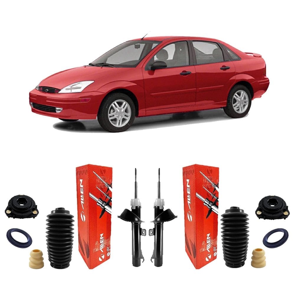 Amortecedores kit suspensão dianteira ford focus 2000 a 2007