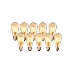 Pacote de lâmpadas x10 Retro Vintage 4W E27 Waterproof