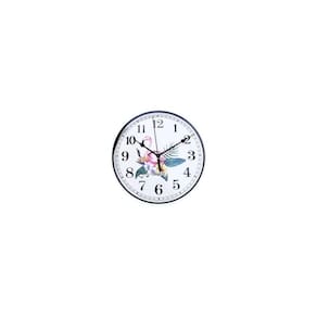 Relógio de parede FLOR Mural decorativo silencioso de 25 cm de diâmetro