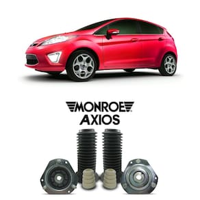 Par kit amortecedor dianteiro axios fiesta hatch 2011 a 2012