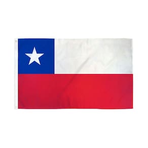 Bandeira Chile 150cm x 90cm Poliéster de alta qualidade