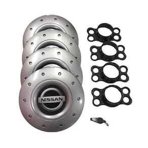 Calotas miollo nissan march aro 14 2012/20 amarok prata