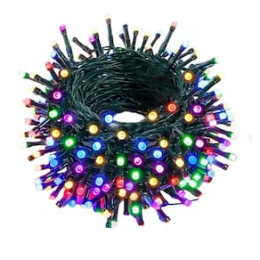 Luzes de corda LED para decoração de Natal de 8 m com 70 unidades operadas por bateria
