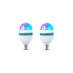 Lâmpada LED Rotating Ball Party Reel x2 Pack