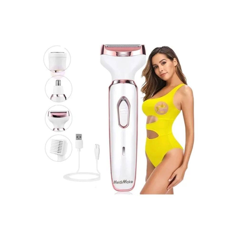 Depiladora elétrica recarregável 4 em 1 para mulheres