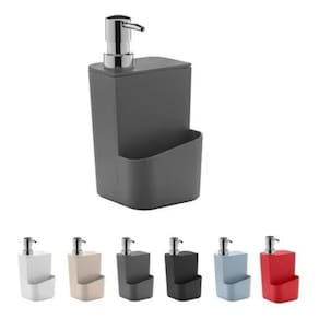 Dispenser de detergente líquido com porta bucha esponja pia dt500