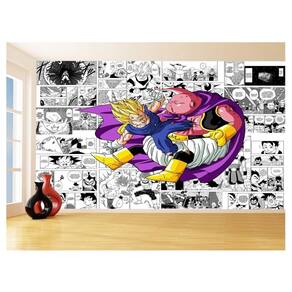Papel De Parede 3D Dragon Ball Vegeta Anime Buu 3,5M Dbz689