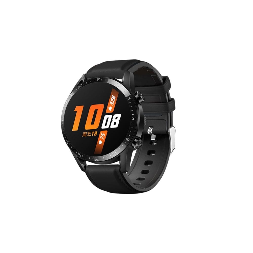 Pulseira de couro para Huawei GT 2, GT 3 46mm, Huawei 3 - marrom