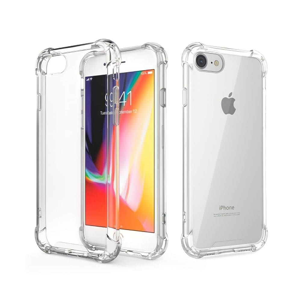 Capa de silicone e capas transparentes anti-choque para SE 2020