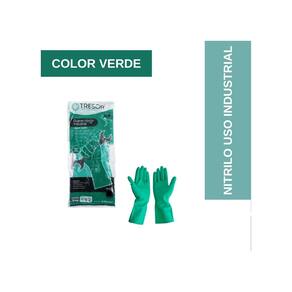 Luva de nitrilo Heavy Duty Tamanho M Industrial Verde