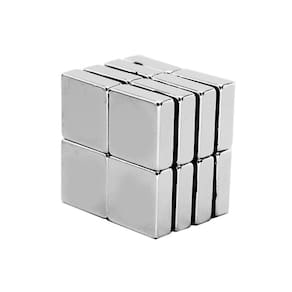 50pcs. Imã De Neodímio Pastilha Quadrado 15x15x5mm - N35