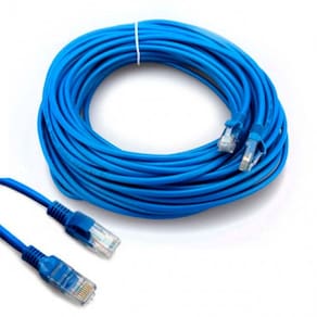 Cabo de rede Patch Cord Cat5e 10m RJ45 LAN azul