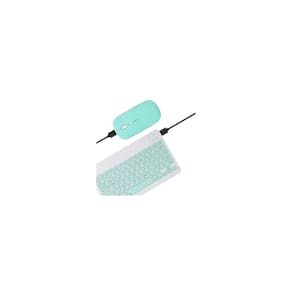 Kit de teclado e mouse para ou tablet Android verde