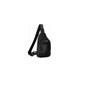 Mochila Banana Impermeável Fashion PU Leather 17x30x5cm