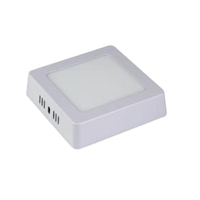 Painel De Led Quadrado Sobrepor 6w Bivolt Taschibra 6500k Luz Fria