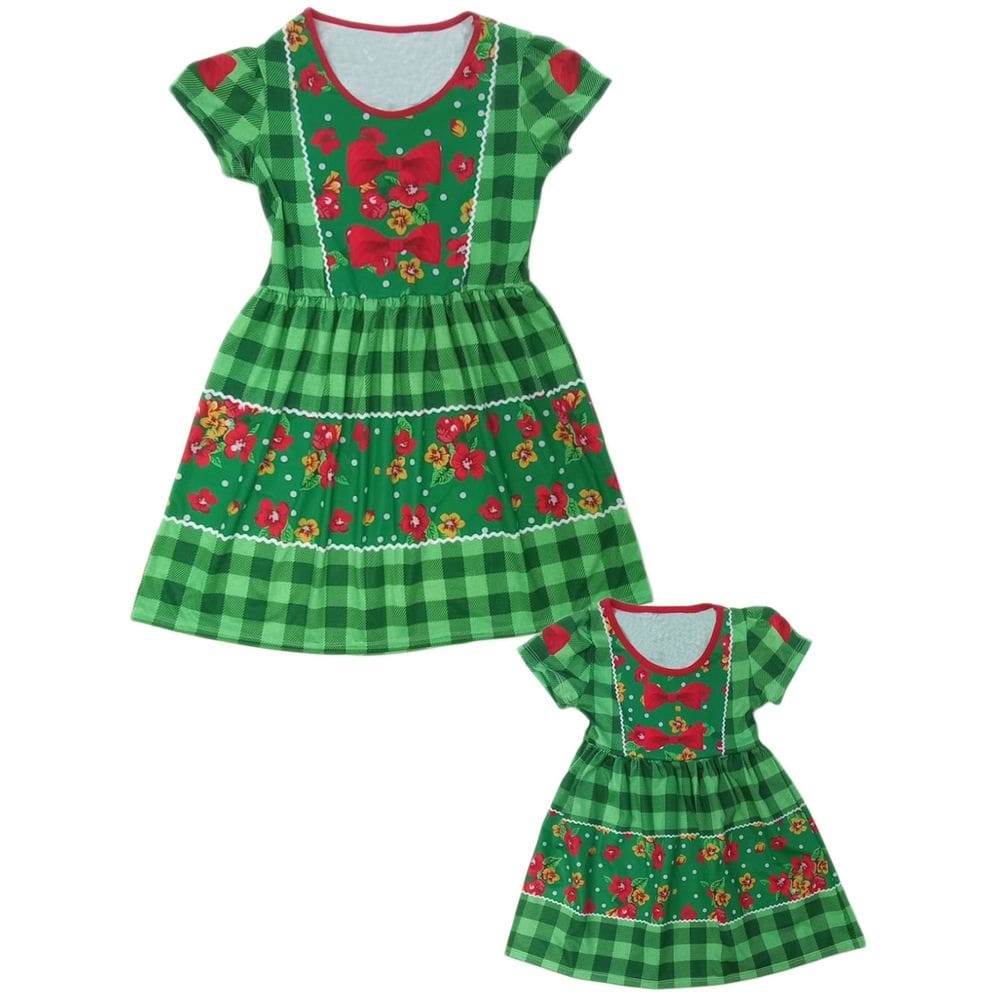 Vestido masha eo urso mae shops e filha