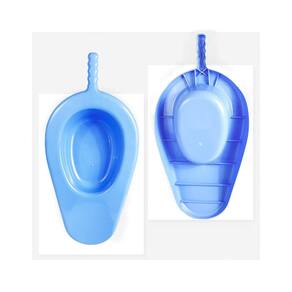 Tipo de sapato plano plano com alça azul