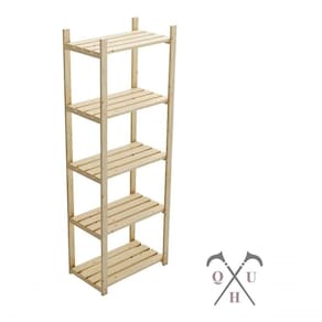 Organizador De Cozinha Multiuso Madeira Pinus Com Nichos