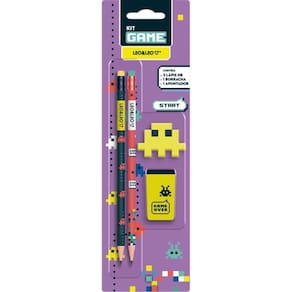 Kit escolar game hb c/04 pecas