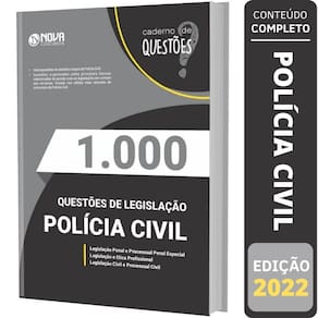 Livro questões gabaritadas legislações para polícia civil