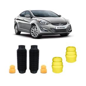 Kit batente dianteiro traseiro elantra 2011 2012 2013 2014