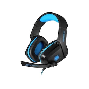 Fones de ouvido para jogadores Phoinikas H1 BLUE Ps4 Swit com microfone