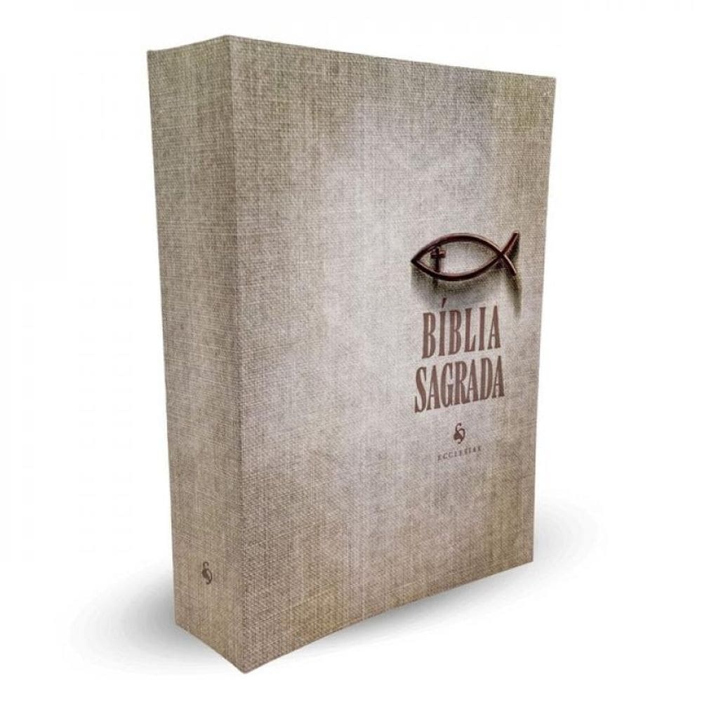 Bíblia Sagrada — Ichthus - Capa Cristal