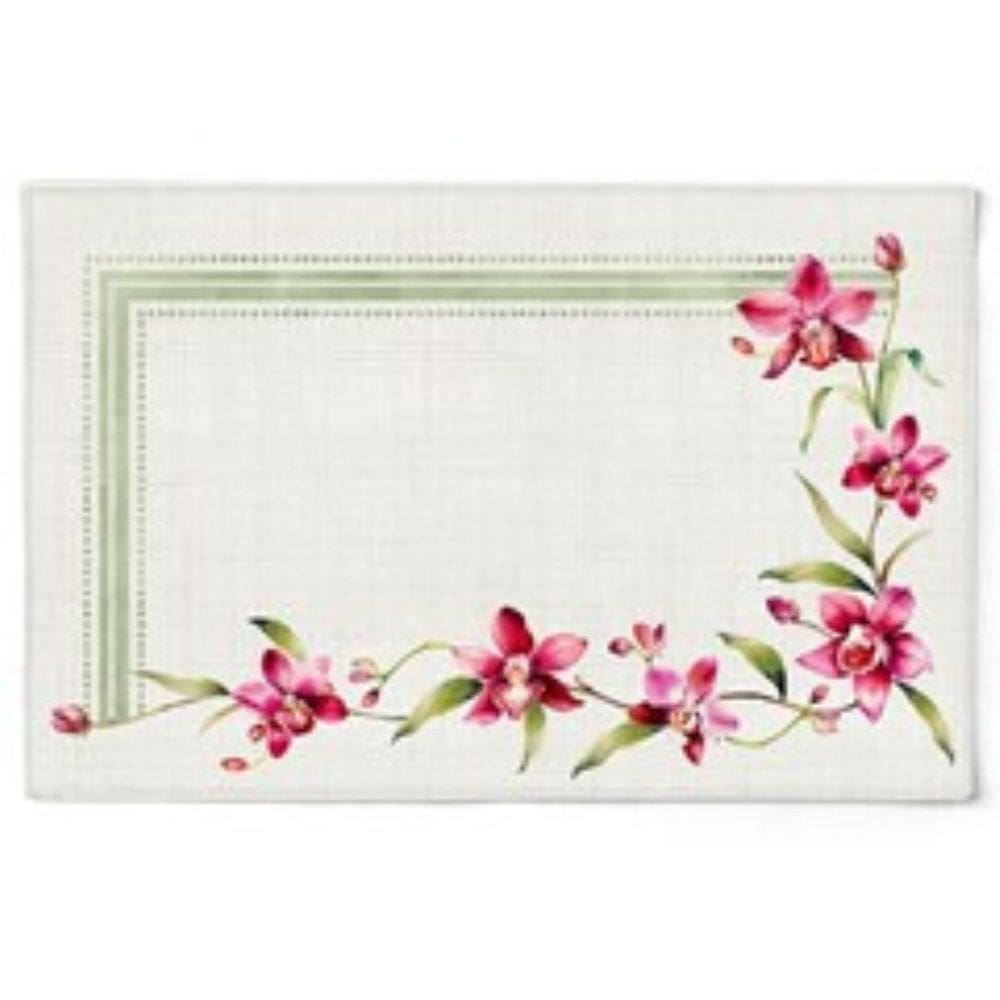 Jogo Americano Orquídeas 48x31,5cm 2Und 531137 Belchior