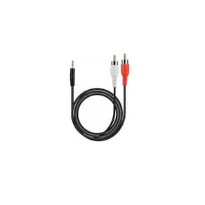 Conector de cabo auxiliar de 3,5 mm a RCA 1,5 m