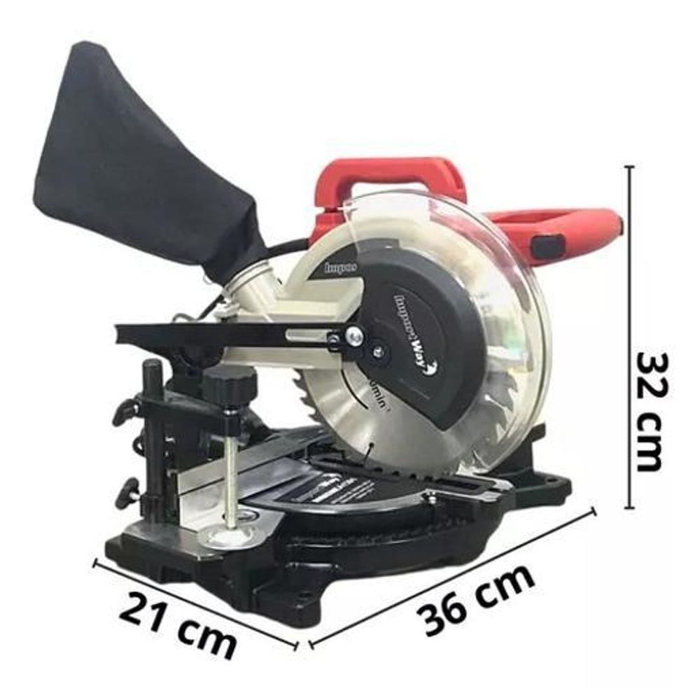 Serra meia esquadria angular 1200w importway