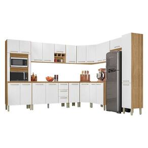 Cozinha Modulada Ametista Composição 1 Freijó Supremo - Kits Paraná
