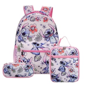 Mochila Lunch Box Case Stitch, poliéster infantil
